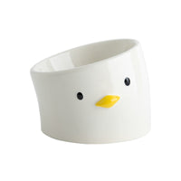 HKM-4872125 Ceramic Cat Bowl Set with Crooked Neck Design ¨C Flat and Inclined Bowls for Easy Pet Feeding
