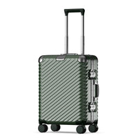 HKM-487251 Lightweight Aluminium Frame PC Carry-On Trolley Case Travel Suitcase Set