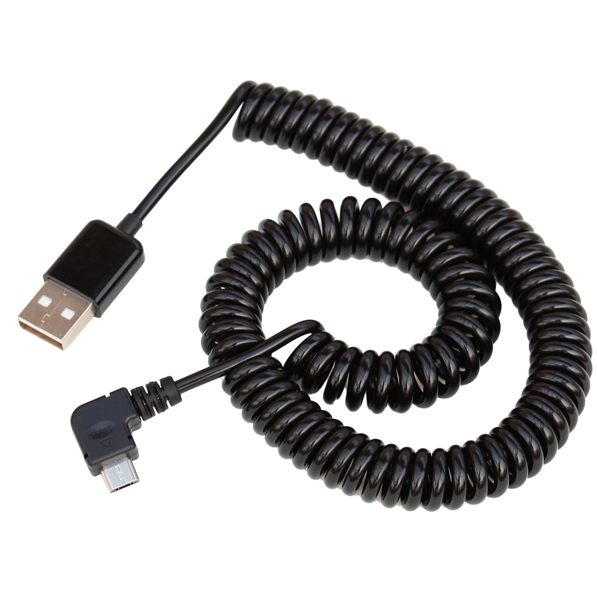 HKM-487251 Telescopic Spring USB 2.0 Data Cable - 3 Meters, 28AWG Copper, PVC/PU Sheath, Supports Hot Swapping, 480Mbps