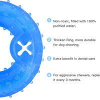 HKM-4873405 Cooling Teether Chew Toy for Dogs - Freezable Non-Toxic Puppy Dental Health Toy