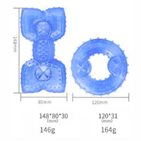 HKM-4873405 Cooling Teether Chew Toy for Dogs - Freezable Non-Toxic Puppy Dental Health Toy