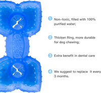HKM-4873405 Cooling Teether Chew Toy for Dogs - Freezable Non-Toxic Puppy Dental Health Toy
