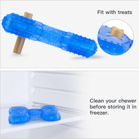 HKM-4873405 Cooling Teether Chew Toy for Dogs - Freezable Non-Toxic Puppy Dental Health Toy
