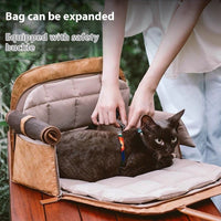 HKM-4874173 Portable Brown Dog Diaper Bag for Travel and Pet Car Kennel Storage