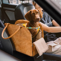 HKM-4874173 Portable Brown Dog Diaper Bag for Travel and Pet Car Kennel Storage