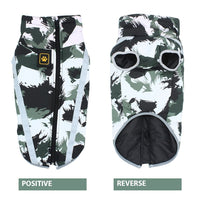 HKM-4876349 Reflective Warm Shell Jacket for Pets - Various Colors and Sizes