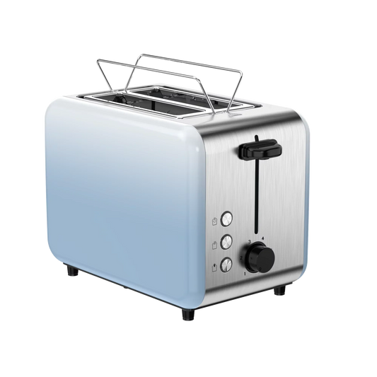 HKM-487763 Stainless Steel Electric Pop-Up Toaster for Bread and Sandwiches