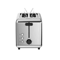 HKM-487763 Stainless Steel Electric Pop-Up Toaster for Bread and Sandwiches