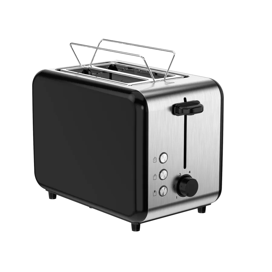 HKM-487763 Stainless Steel Electric Pop-Up Toaster for Bread and Sandwiches