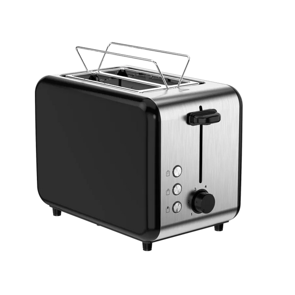 HKM-487763 Stainless Steel Electric Pop-Up Toaster for Bread and Sandwiches