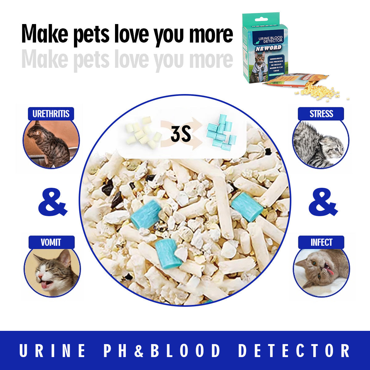 HKM-4877757 Self-Checking Cat Litter Particles for Effortless Clean-Up