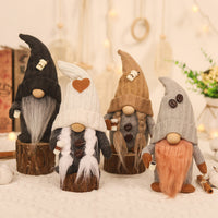 HKM-487827 Couple's Hand-Grinding Coffee Doll Ornaments - Cute Decor for Home or Office