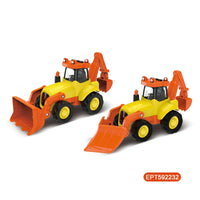 HKM-487827 Friction-Powered Farm Tractor Assembly Set with Lights and Music for Kids Ages 2-7