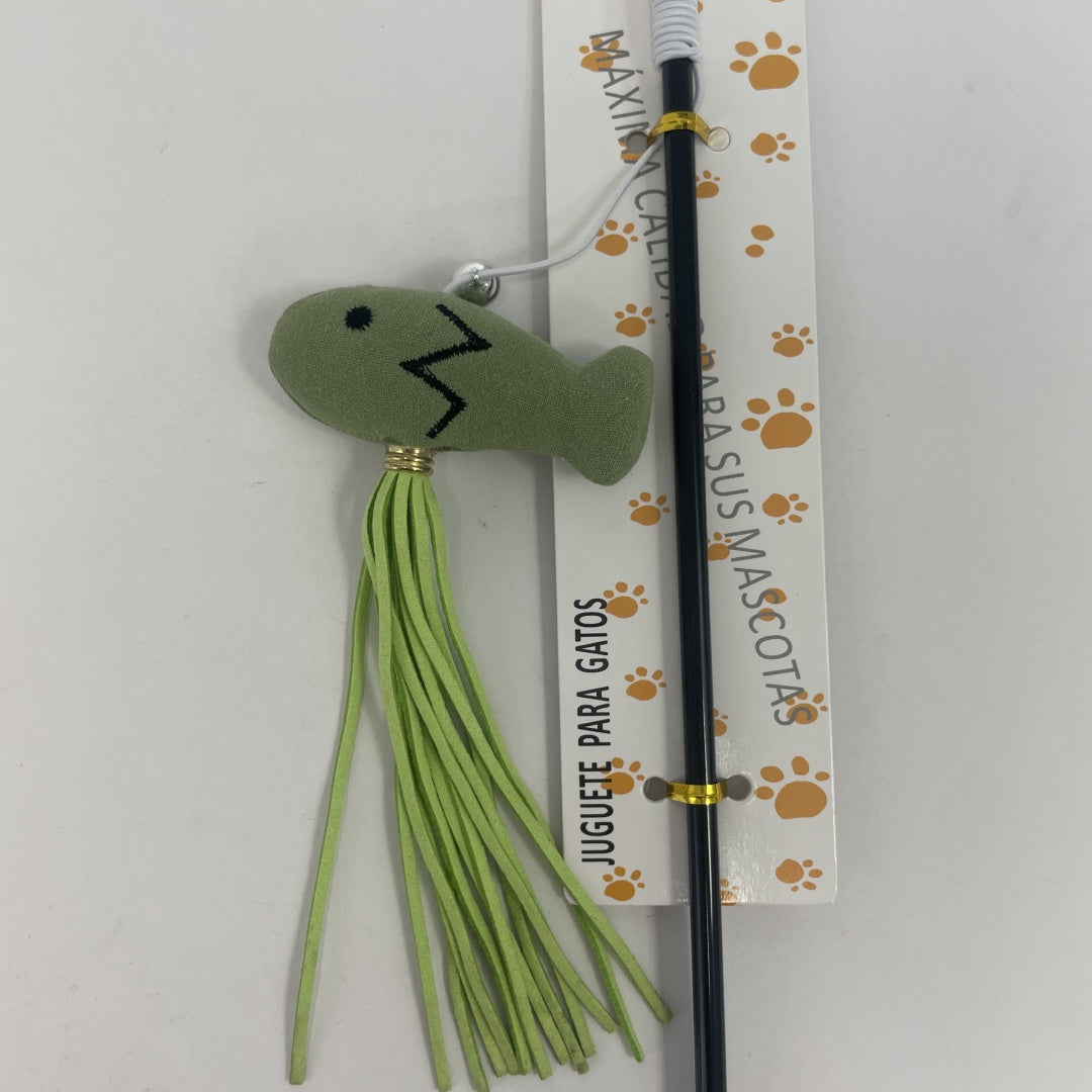 HKM-4878525 Interactive Cat Fishing Rod Teaser Toy for Engaging Playtime