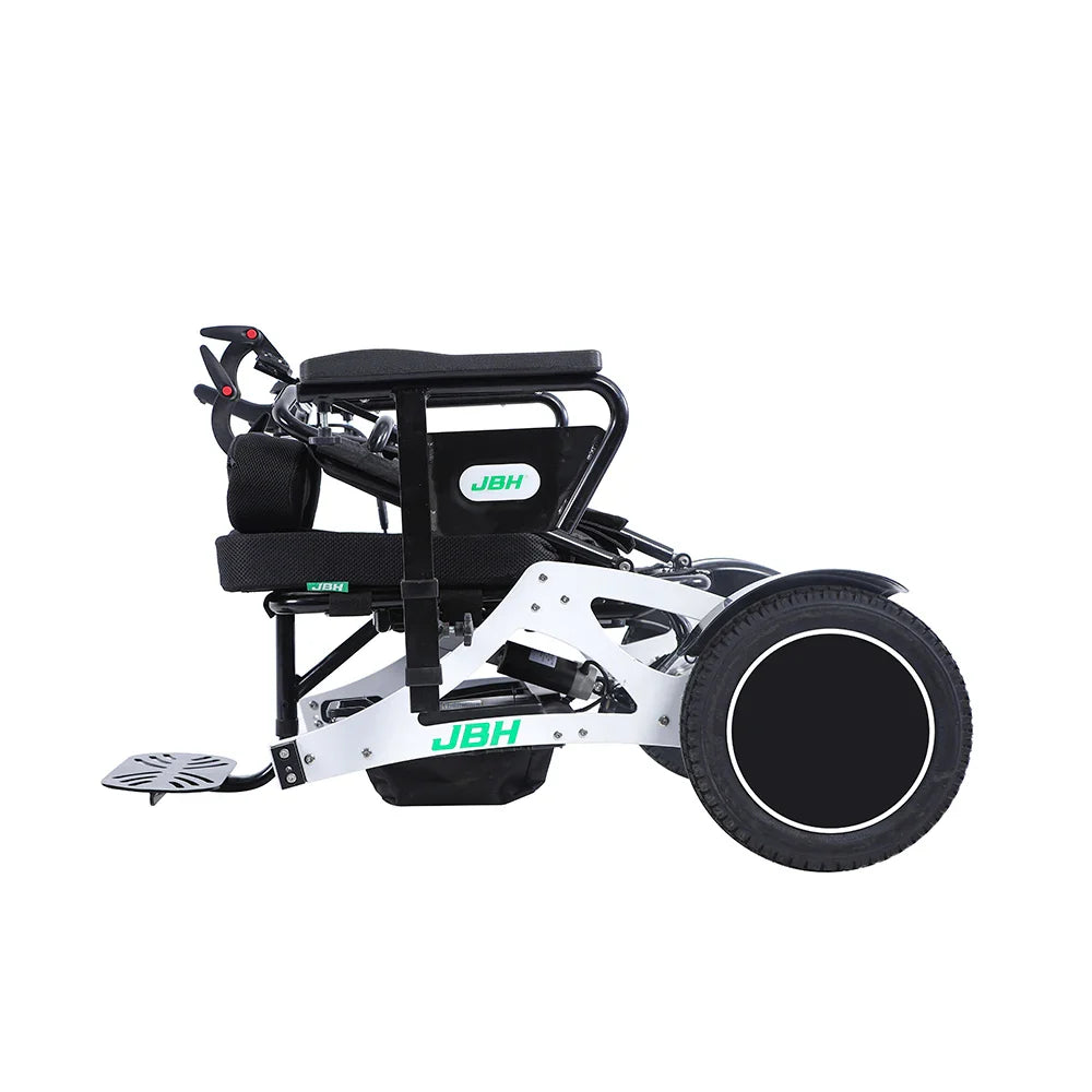HKM-487891 Electric Wheelchair with Back Angle Adjustment and Compact Folding Design, 140kg Capacity