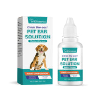 HKM-4879549 Pet Ear Cleaning and Decontamination Solution - 30ML Wash for Cats and Dogs