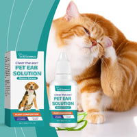 HKM-4879549 Pet Ear Cleaning and Decontamination Solution - 30ML Wash for Cats and Dogs