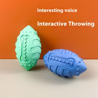 HKM-4880317 Interactive Bite-Resistant Pet Training Ball for Teeth Cleaning & Play