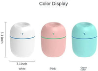 HKM-488211 Portable Ultrasonic USB Essential Oil Diffuser with LED Night Lamp for Home and Car