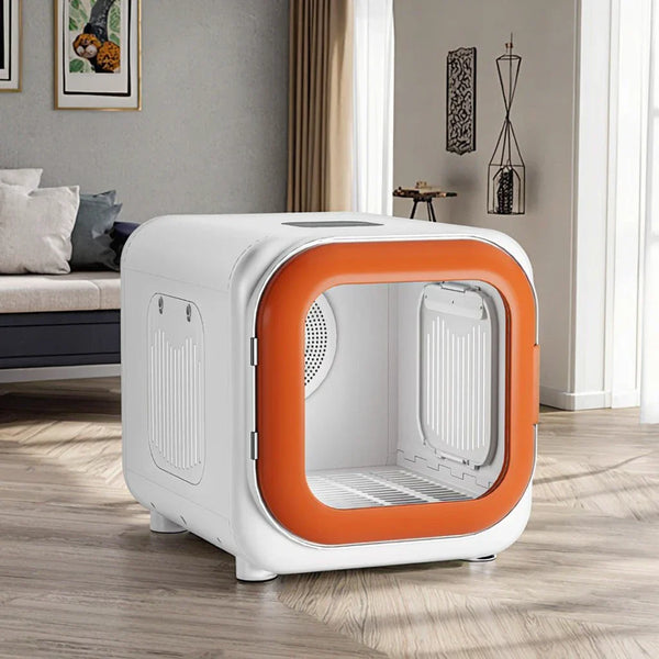 HKM-488275 Eco-Friendly Automatic Pet Hair Dryer Box for Dogs and Cats - Quiet Operation, Temperature Control, 220V