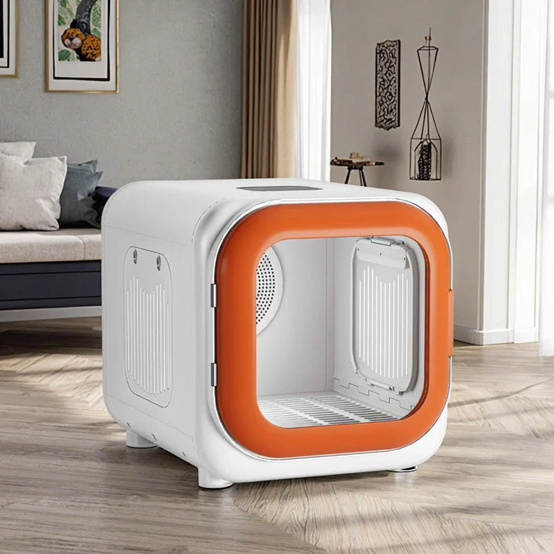 HKM-488275 Eco-Friendly Automatic Pet Hair Dryer Box for Dogs and Cats - Quiet Operation, Temperature Control, 220V
