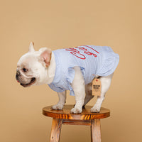 HKM-4884029 Striped Embroidered Cotton Pet Skirt - Available in Multiple Sizes