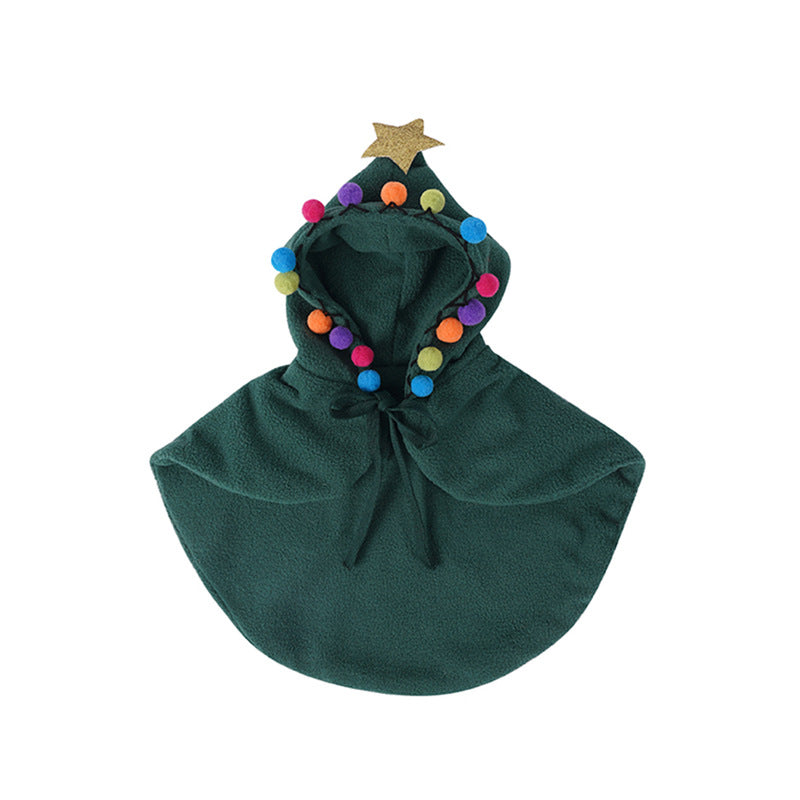 HKM-4885821 Cozy Polar Fleece Cloak for Cats - Ideal for Winter Warmth and Comfort