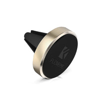 HKM-488723 360-Degree Rotating Magnetic Car Phone Holder - Aluminum Alloy Bracket in Rose Gold, Gold, and Silver