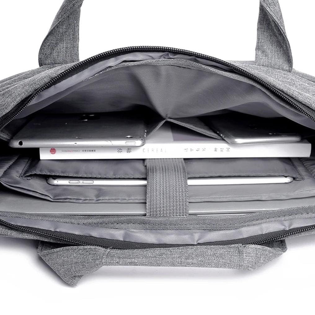 HKM-488723 Oxford Laptop Shoulder Messenger Tote Bag with 15.6 Inch Sleeve for Women and Men