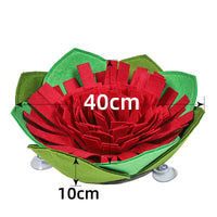 HKM-4888253 Flower-Shaped Dog Training Mat with Suction Cups for Weight Loss and Sniffing Activity