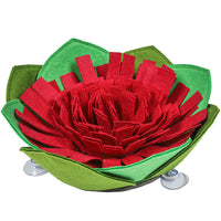 HKM-4888253 Flower-Shaped Dog Training Mat with Suction Cups for Weight Loss and Sniffing Activity