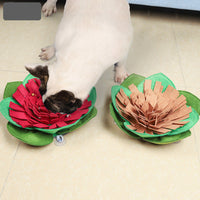 HKM-4888253 Flower-Shaped Dog Training Mat with Suction Cups for Weight Loss and Sniffing Activity