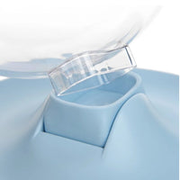 HKM-4889405 Adjustable Three-Angle Cat Bowl - Small Size in White, Pink, and Blue