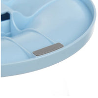 HKM-4889405 Adjustable Three-Angle Cat Bowl - Small Size in White, Pink, and Blue