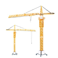 HKM-488979 Diecast 1:50 Scale Tower Crane Toy - Construction Vehicle for Kids Age 2 to 7