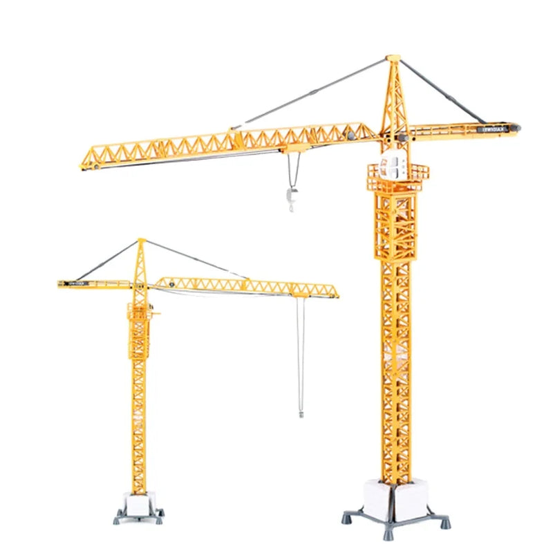 HKM-488979 Diecast 1:50 Scale Tower Crane Toy - Construction Vehicle for Kids Age 2 to 7