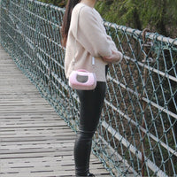 HKM-489043 Portable Hamster Cage Backpack with Non-Woven Lining and Zipper Pocket - Size 12x7x7/19x12x11 cm