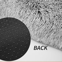 HKM-4890685 Plush Portable Large Dog Sofa Bed - Washable Pet Kennel with Sleep Protector