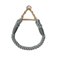HKM-4891197 Braided Cotton Dog Collar - Explosion-Proof, All-Season Fit for Sizes S, M, L