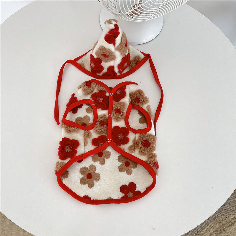 HKM-4891581 Wool Blend Autumn and Winter Vest for Christmas - Available in Cherry, Strawberry, Plum, and Mickey Colors