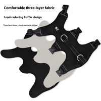 HKM-4892477 Durable Oxford Cloth Dog Chest Strap with Hand Holding Rope for Big Dogs