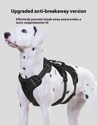 HKM-4892477 Durable Oxford Cloth Dog Chest Strap with Hand Holding Rope for Big Dogs