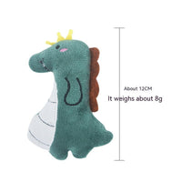 HKM-4892861 Cat Plush Toy with Catnip - Bite-Resistant Interactive Animal Design, Various Colors Available