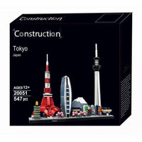 HKM-489299 Creative Miniature Skyline Building Block Set for Kids and Adults - City Decor Model