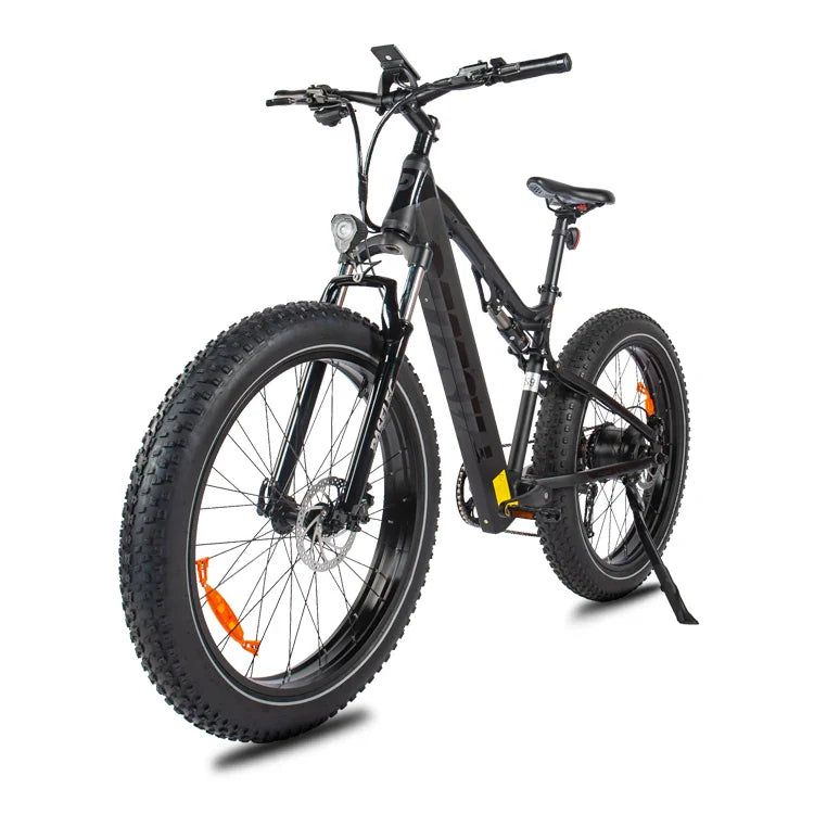 HKM-489491 26 Inch Electric Fat Tire Bike with 7-Speed Gears and Aluminum Alloy Frame