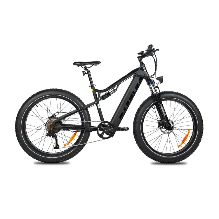 HKM-489491 26 Inch Electric Fat Tire Bike with 7-Speed Gears and Aluminum Alloy Frame