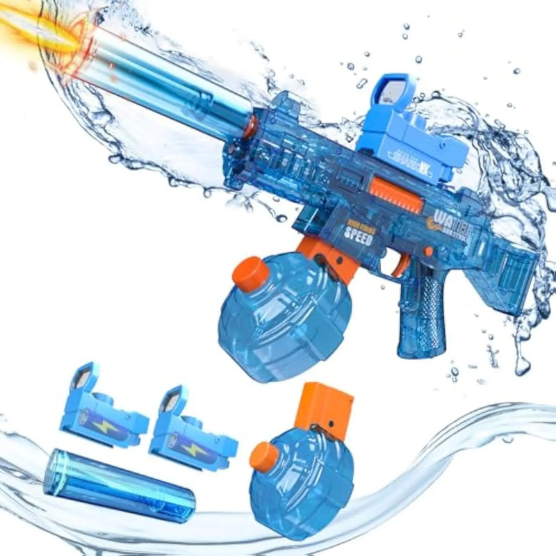 HKM-489811 Electric Water Gun for Kids - High Capacity Squirt Gun with Electric Power, Fun Summer Toy