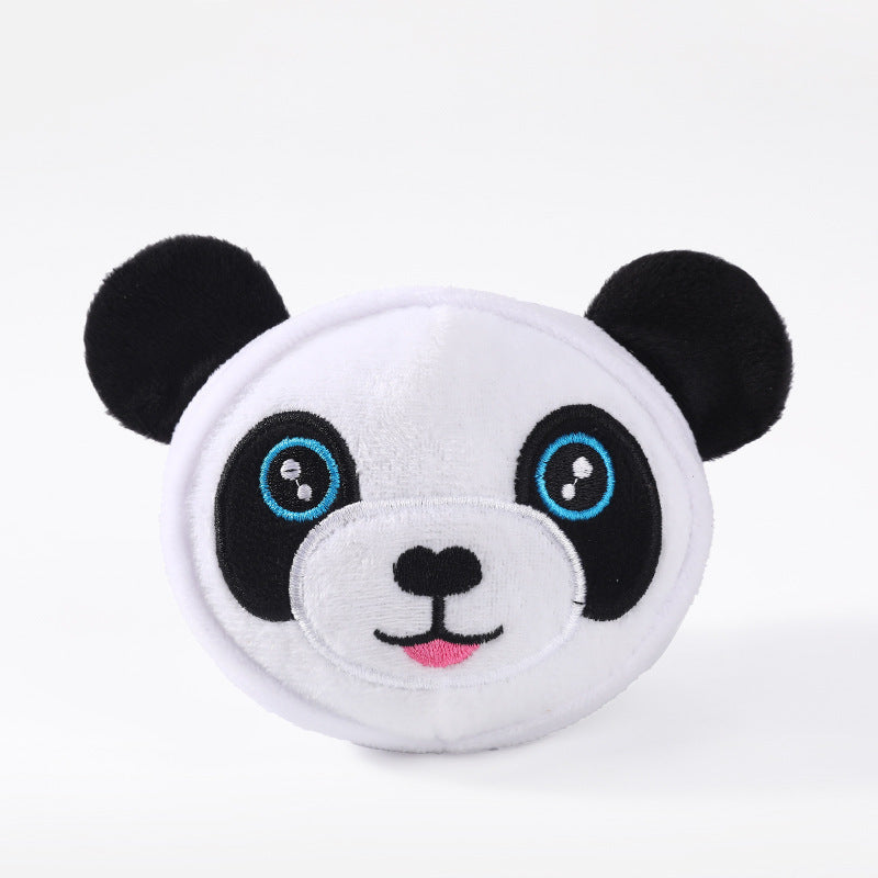 HKM-4898621 Comfortable Plush Teething Toys for Pets - Bite Resistant Animal Design in Various Colors