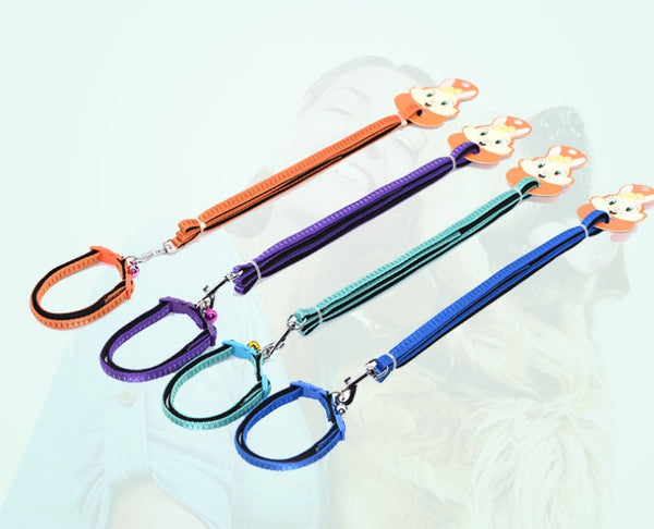 HKM-4898749 Nylon Foam Cotton Traction Belt for Small and Medium Dogs - Adjustable Neck Sizes 22-57 cm
