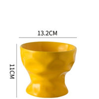 HKM-4899133 Ceramic Cat and Dog Bowl with Cervical Spine Protection - Available in Multiple Colors